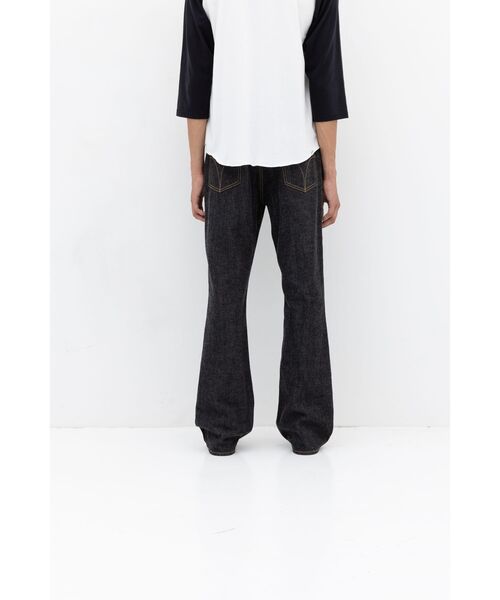 HYSTERIC GLAMOUR（ヒステリックグラマー）の「デニムフレアパンツ（デニムパンツ・メンズ・ブラック/ライトインディゴブルー・34inch/33inch/32inch/31inch/30inch/29inch/28inch）」の12枚目の写真