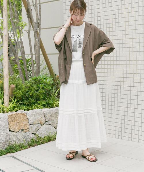 ITEMS URBANRESEARCH(アイテムズ アーバンリサーチ)の「シアードルマンジャケット(その他アウター・レディース・ブラック/ブラウン/ホワイト/ブラック系その他・FREE)」の14枚目の写真