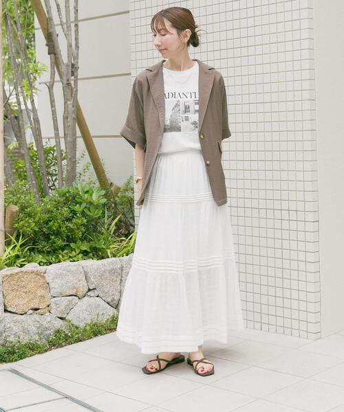ITEMS URBANRESEARCH(アイテムズ アーバンリサーチ)の「シアードルマンジャケット(その他アウター・レディース・ブラック/ブラウン/ホワイト/ブラック系その他・FREE)」の12枚目の写真