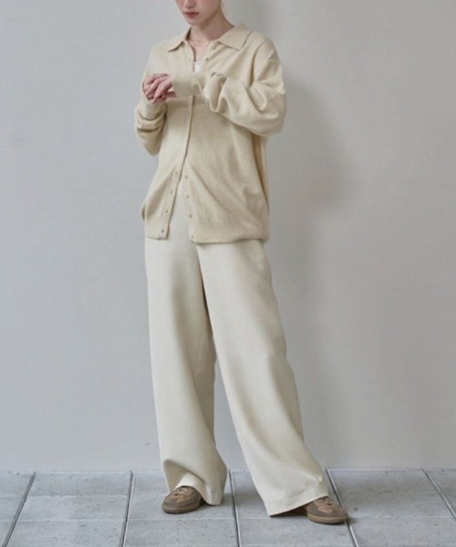 TODAYFUL(トゥデイフル)の「TODAYFUL Raccoon Knit Cardigan ラクーンニットカーディガン/12520522(カーディガン/ボレロ・レディース・クリーム/ベビーピンク/ブラック・ONE SIZE)」の18枚目の写真