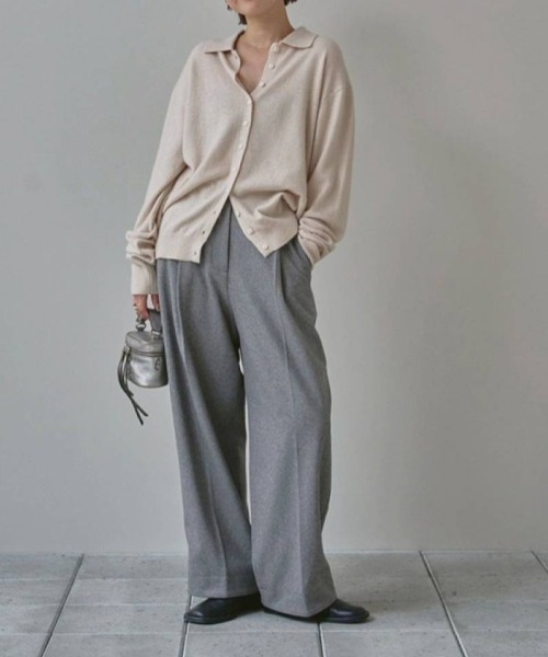 TODAYFUL(トゥデイフル)の「TODAYFUL Raccoon Knit Cardigan ラクーンニットカーディガン/12520522(カーディガン/ボレロ・レディース・クリーム/ベビーピンク/ブラック・ONE SIZE)」の17枚目の写真