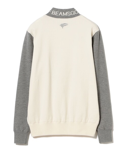 BEAMS GOLF(ビームスゴルフ)の「ORANGE LABEL / 襟ロゴ バイカラー エアシャット ニット(ニット/セーター・レディース・ブラック/グレー・LARGE/MEDIUM)」の16枚目の写真