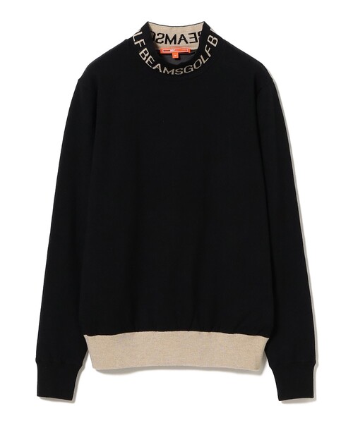 BEAMS GOLF(ビームスゴルフ)の「ORANGE LABEL / 襟ロゴ バイカラー エアシャット ニット(ニット/セーター・レディース・ブラック/グレー・LARGE/MEDIUM)」の19枚目の写真