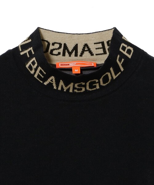 BEAMS GOLF(ビームスゴルフ)の「ORANGE LABEL / 襟ロゴ バイカラー エアシャット ニット(ニット/セーター・レディース・ブラック/グレー・LARGE/MEDIUM)」の22枚目の写真