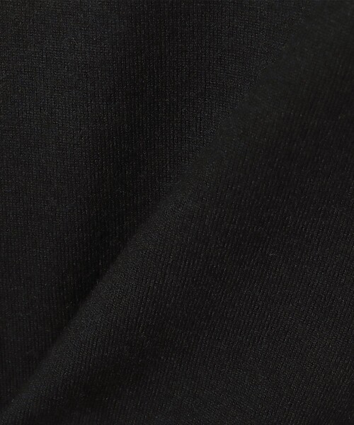 BEAMS GOLF(ビームスゴルフ)の「ORANGE LABEL / 襟ロゴ バイカラー エアシャット ニット(ニット/セーター・レディース・ブラック/グレー・LARGE/MEDIUM)」の4枚目の写真