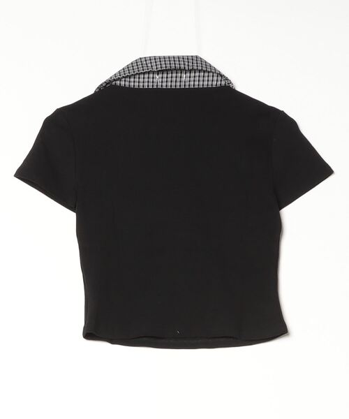 新品未使用　訳あり　チェックレイヤードトップス 150cm チェックレイヤードトップス（Tシャツ/カットソー）｜TITTY&CO