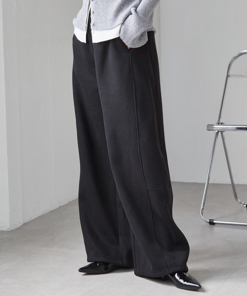 RANAN(ラナン)の「やわらか裏起毛2WAYカーブスウェットパンツ(その他パンツ・レディース・ブラック/アイボリー/グレー・LL/L/M)」の16枚目の写真