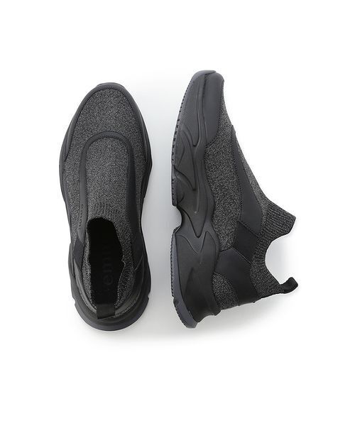 emmi（エミ）の「eco ニットカッティングデザインスニーカー（スニーカー・レディース・ブラック/マルチ・23/23.5/24/24.5/25）」の12枚目の写真