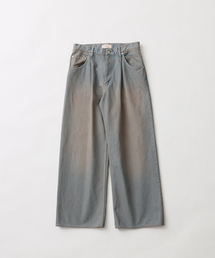 【FOLL/フォル】natural dye baggy jeans