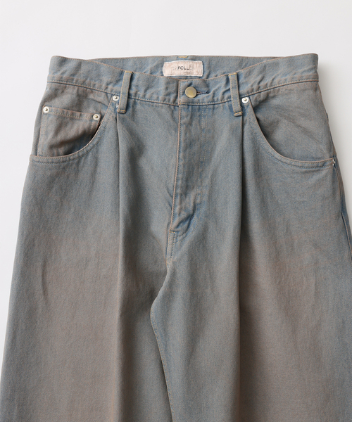 UNFOLLOW(アンフォロー)の「【FOLL/フォル】natural dye baggy jeans(デニムパンツ・メンズ・ブラウン・2/1)」の2枚目の写真