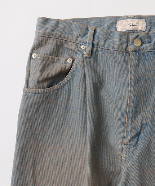 UNFOLLOW(アンフォロー)の「【FOLL/フォル】natural dye baggy jeans(デニムパンツ・メンズ・ブラウン・2/1)」の3枚目の写真