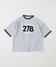 Cloveru（クローバル）の「Cloveru / クローバル ”278" ワイド リンガーTシャツ（Tシャツ/カットソー・メンズ）」