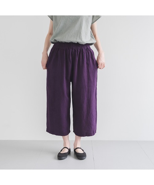 DO Original(ドー オリジナル)の「ワイドパンツ ロング /ヂェン先生の日常着(その他パンツ・レディース・カーキ/ネイビー/パープル/ライトグレー/グリーン/レッド/ブラック・36)」の6枚目の写真