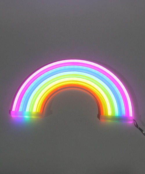 LEDネオンサイン（RAINBOW）（照明）｜niko and（ニコアンド