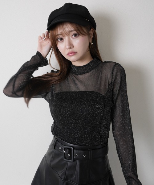 LIPSERVICE（リップサービス）の「2wayチョーカーシアートップス（Tシャツ/カットソー・レディース・ホワイト/ブラック・FREE）」の14枚目の写真