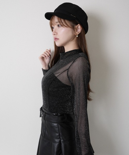 LIPSERVICE（リップサービス）の「2wayチョーカーシアートップス（Tシャツ/カットソー・レディース・ホワイト/ブラック・FREE）」の16枚目の写真