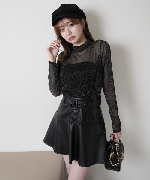 LIPSERVICE（リップサービス）の「2wayチョーカーシアートップス（Tシャツ/カットソー・レディース・ホワイト/ブラック・FREE）」の17枚目の写真