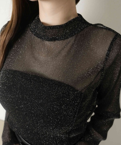 LIPSERVICE（リップサービス）の「2wayチョーカーシアートップス（Tシャツ/カットソー・レディース・ホワイト/ブラック・FREE）」の20枚目の写真