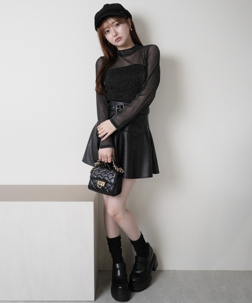 LIPSERVICE（リップサービス）の「2wayチョーカーシアートップス（Tシャツ/カットソー・レディース・ホワイト/ブラック・FREE）」の22枚目の写真