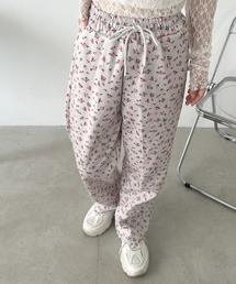 CLEA | 小花柄プリントスウェットパンツ(スウェットパンツ)