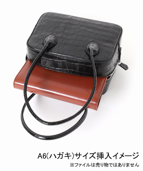 MAISON CANAU（メゾン カナウ） ボックスボストン別注 MCLH3B MAISON CANAU ボストンバッグ CANAU（メゾン カナウ） ボックス