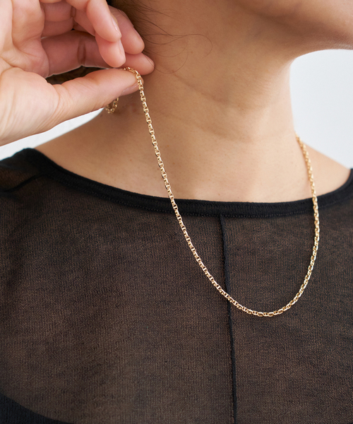 【新品未使用】gigi SOPHISTICATEDVINTAGEネックレス SOPHISTICATED VINTAGE / Gold line necklace / 380mm - GIGI Jewelry