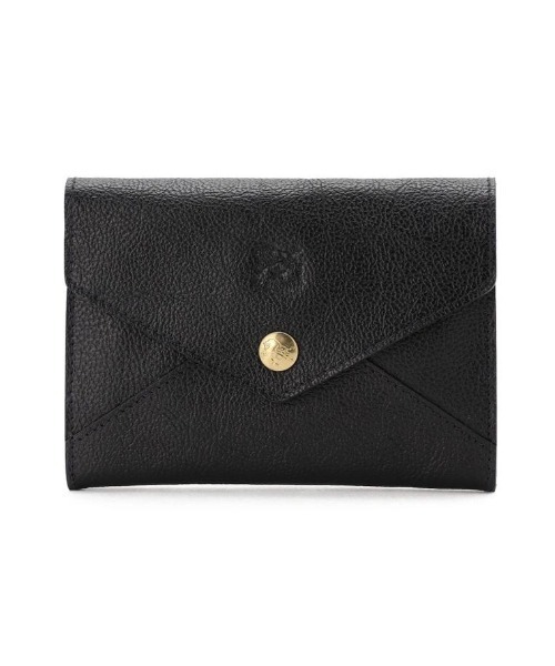 IL BISONTE ミディアムウォレット 黒　金ボタン IL BISONTE / ORIGINAL LEATHER / ミディアムウォレット / 2025 AUTUMN
