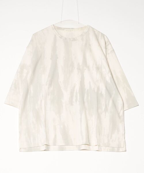 many men many mind(メニーメンメニーマインド)の「MANYMENMANYMINDS / カスレプリント/7分袖/グランジ/Tシャツ(Tシャツ/カットソー・メンズ・アイボリー/ブラック・MEDIUM/LARGE)」の11枚目の写真