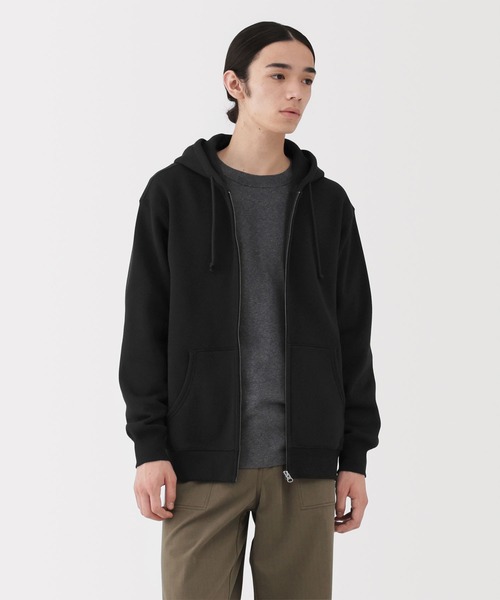 紳士 スウェットフルジップパーカ（パーカー）｜無印良品（ムジルシ