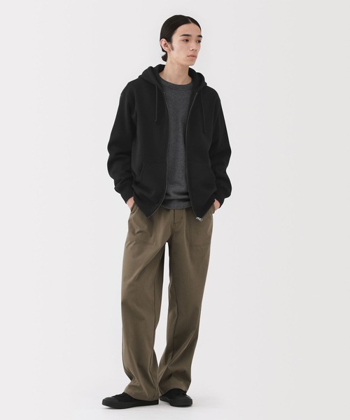 無印良品(ムジルシリョウヒン)の「紳士 スウェットフルジップパーカ(パーカー・メンズ・ネイビー/ブラック/チャコールグレー/グレー・XL/L/M/S)」の5枚目の写真