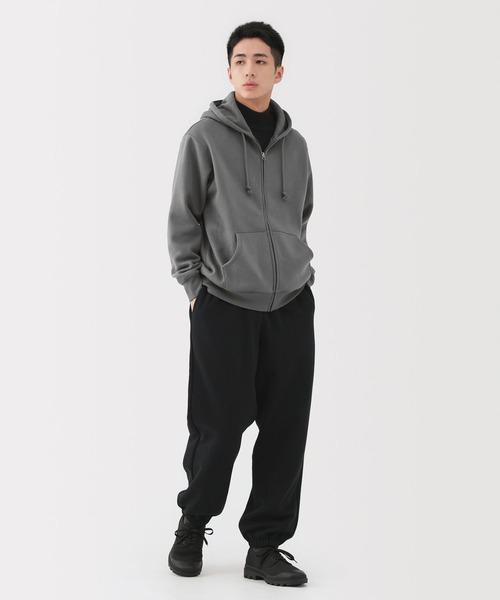 無印良品(ムジルシリョウヒン)の「紳士 スウェットフルジップパーカ(パーカー・メンズ・ネイビー/ブラック/チャコールグレー/グレー・XL/L/M/S)」の9枚目の写真