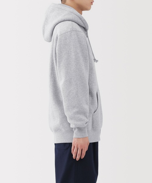 無印良品(ムジルシリョウヒン)の「紳士 スウェットフルジップパーカ(パーカー・メンズ・ネイビー/ブラック/チャコールグレー/グレー・XL/L/M/S)」の14枚目の写真