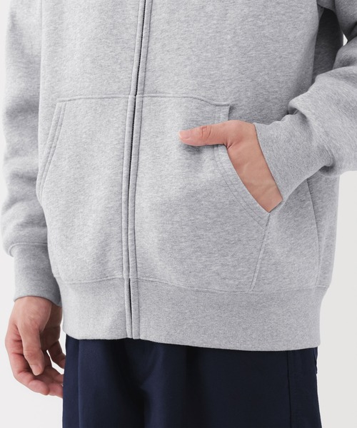 無印良品(ムジルシリョウヒン)の「紳士 スウェットフルジップパーカ(パーカー・メンズ・ネイビー/ブラック/チャコールグレー/グレー・XL/L/M/S)」の17枚目の写真