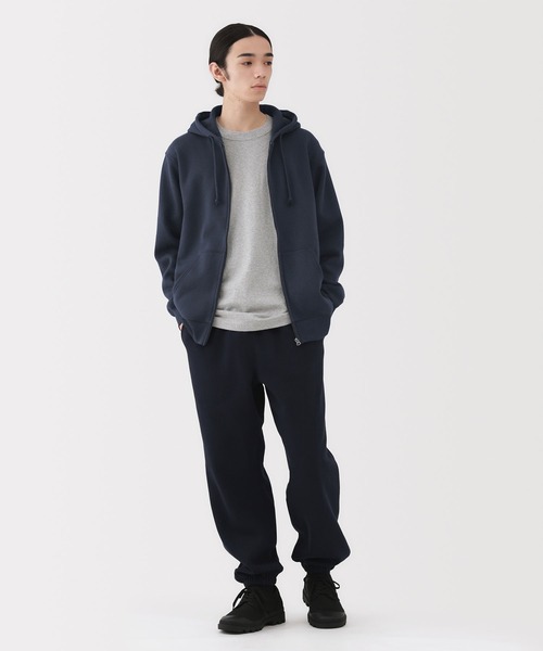 無印良品(ムジルシリョウヒン)の「紳士 スウェットフルジップパーカ(パーカー・メンズ・ネイビー/ブラック/チャコールグレー/グレー・XL/L/M/S)」の21枚目の写真