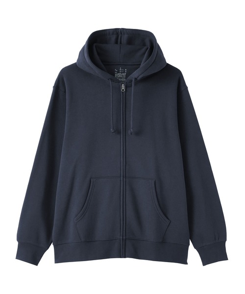 無印良品(ムジルシリョウヒン)の「紳士 スウェットフルジップパーカ(パーカー・メンズ・ネイビー/ブラック/チャコールグレー/グレー・XL/L/M/S)」の22枚目の写真