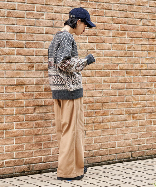 FREAK'S STORE（フリークスストア）の「ウォッシュ加工 イージーチノパンツ（チノパンツ・レディース・オフホワイト/ブラック/キャメル/ピンク・MEDIUM/SMALL）」の7枚目の写真