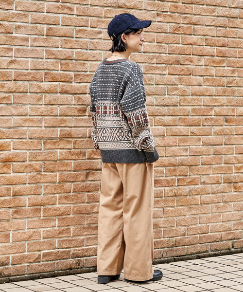 FREAK'S STORE（フリークスストア）の「ウォッシュ加工 イージーチノパンツ（チノパンツ・レディース・オフホワイト/ブラック/キャメル/ピンク・MEDIUM/SMALL）」の8枚目の写真