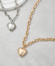 VIS | ハートボリュームチェーンネックレス(ネックレス)