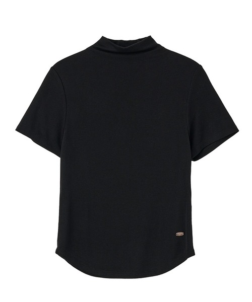 GENERAL IDEA（ジェネラルアイデア）の「GENERAL IDEA/ジェネラルアイディア mock neck slim half t shirts サマートップス（Tシャツ/カットソー・レディース・ブラック/アイボリー/ベージュ・L/S/M）」の15枚目の写真