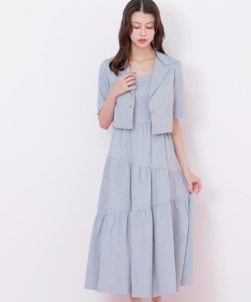◇ ジャケットジャンスカセットアップ（ワンピース）｜JILL by JILL