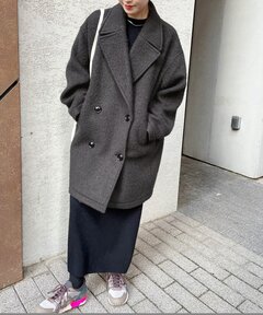 OVER SHOULDER PEAKED LAPEL COAT（テーラードジャケット）｜CLANE