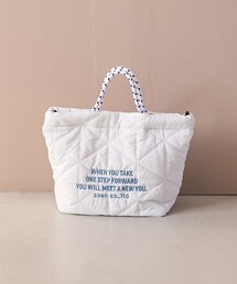 【新色追加】ロゴ刺繍キカキルトショルダーバッグ（Mサイズ）