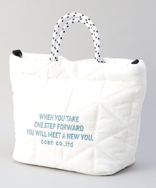 coen（コーエン）の「【新色追加】ロゴ刺繍キカキルトショルダーバッグ（Mサイズ）（ショルダーバッグ・レディース・その他4/シルバー/その他1/その他2/ブラック/その他6/ホワイト・FREE）」の20枚目の写真