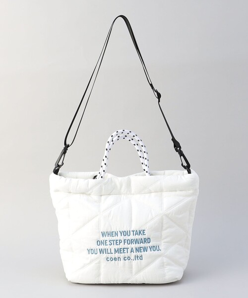 coen（コーエン）の「【新色追加】ロゴ刺繍キカキルトショルダーバッグ（Mサイズ）（ショルダーバッグ・レディース・その他4/シルバー/その他1/その他2/ブラック/その他6/ホワイト・FREE）」の22枚目の写真