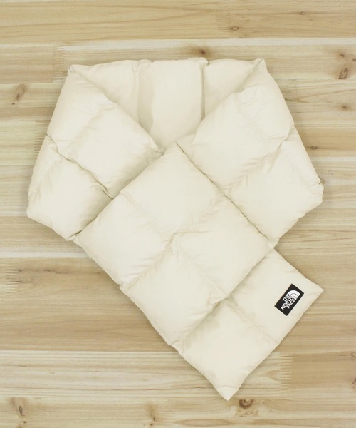 THE NORTH FACE（ザノースフェイス）の「パッカブルTボールマフラー PACKABLE T-BALL MUFFLER The North Face Korea Line（マフラー・メンズ・クリーム/ブラック・ONE）」の2枚目の写真