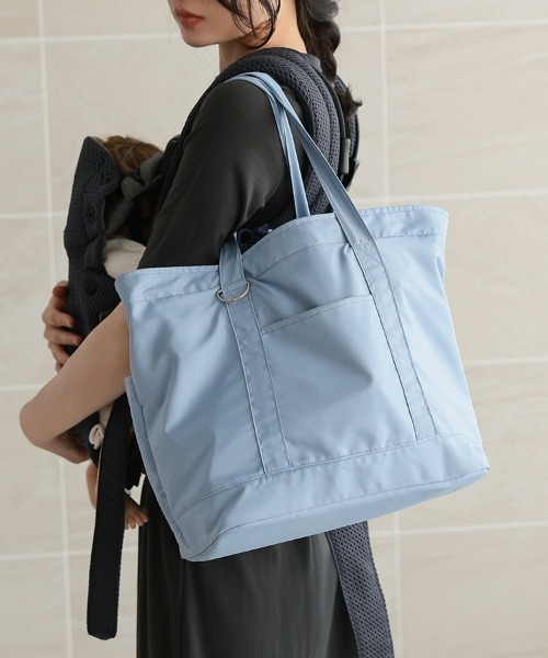 DONOBAN（ドノバン）の「撥水ギンガムマザーズバッグ（トートバッグ・レディース・ブルー系その他/ブラウン系その他/ブラック系その他・ONE）」の3枚目の写真