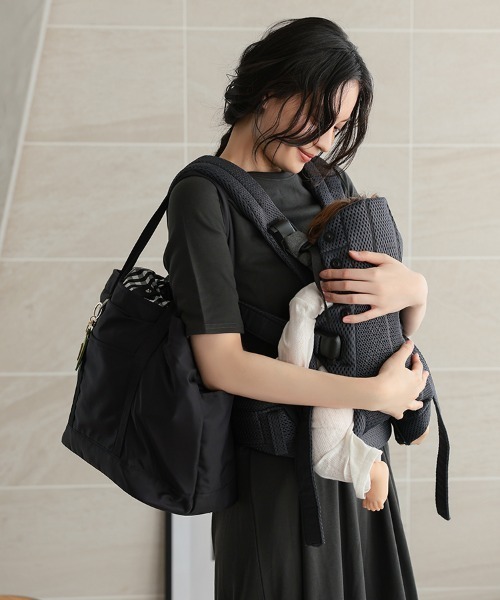 DONOBAN（ドノバン）の「撥水ギンガムマザーズバッグ（トートバッグ・レディース・ブルー系その他/ブラウン系その他/ブラック系その他・ONE）」の4枚目の写真