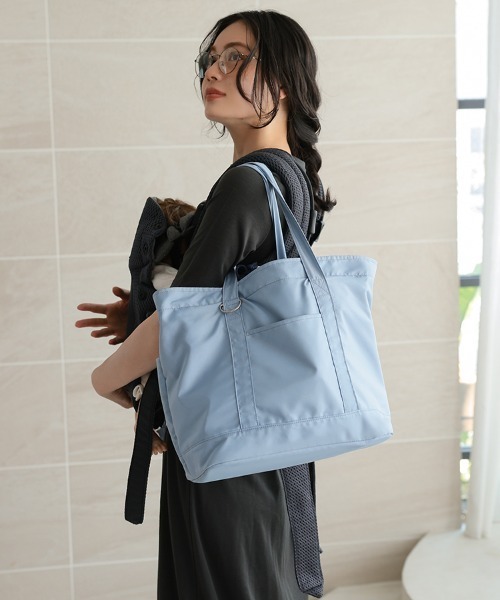 DONOBAN（ドノバン）の「撥水ギンガムマザーズバッグ（トートバッグ・レディース・ブルー系その他/ブラウン系その他/ブラック系その他・ONE）」の20枚目の写真