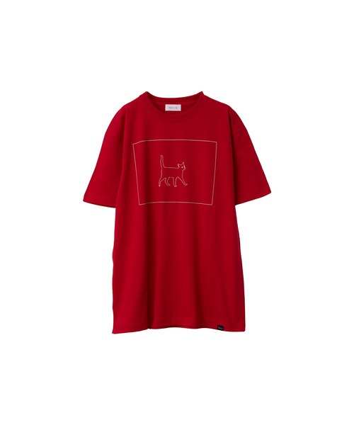 Nora Lily（ノラリリー）の「【Nora Lily】Cage Cat S/S Tee（Tシャツ/カットソー・メンズ・チャコール/レッド/ホワイト/カーキ・LARGE）」の16枚目の写真