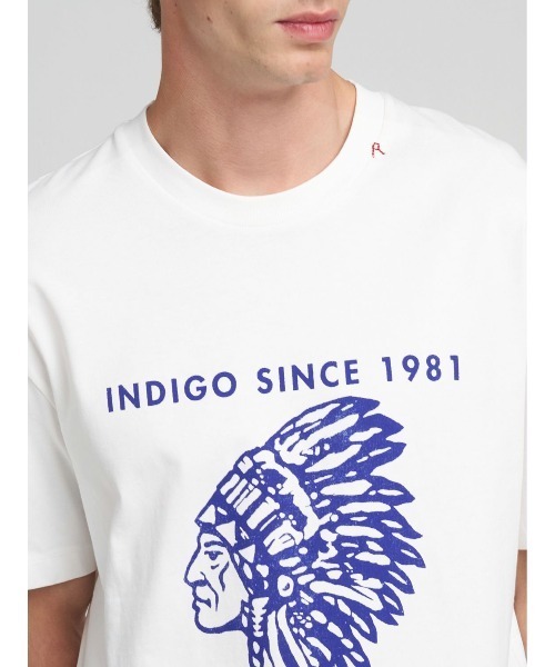 REPLAY(リプレイ)の「リラックスフィット ヘビーコットンジャージーNative Tシャツ(Tシャツ/カットソー・メンズ・ホワイト・SMALL/MEDIUM/LARGE/X-LARGE)」の5枚目の写真